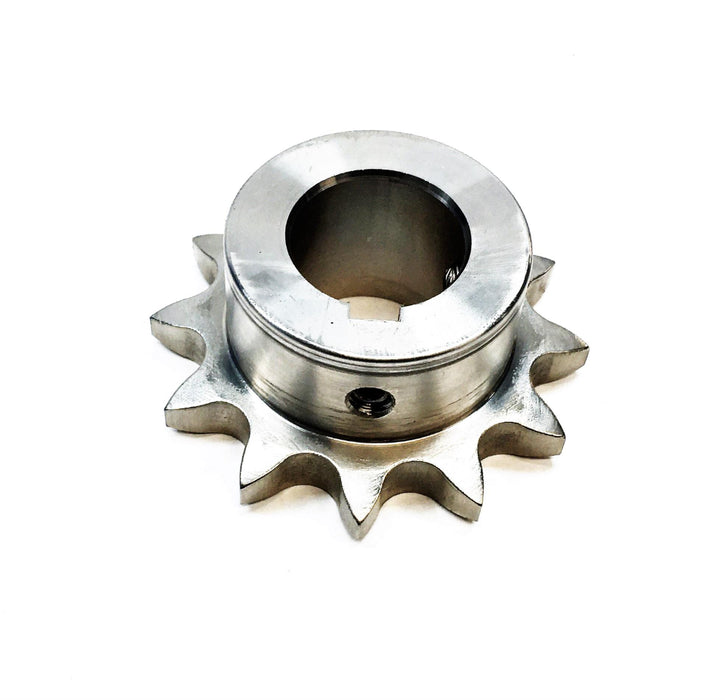 Unbranded 30MM 12 Tooth 1-1/8 Inch ID 5/16 Inch Keyway Sprocket SS12B12 USED