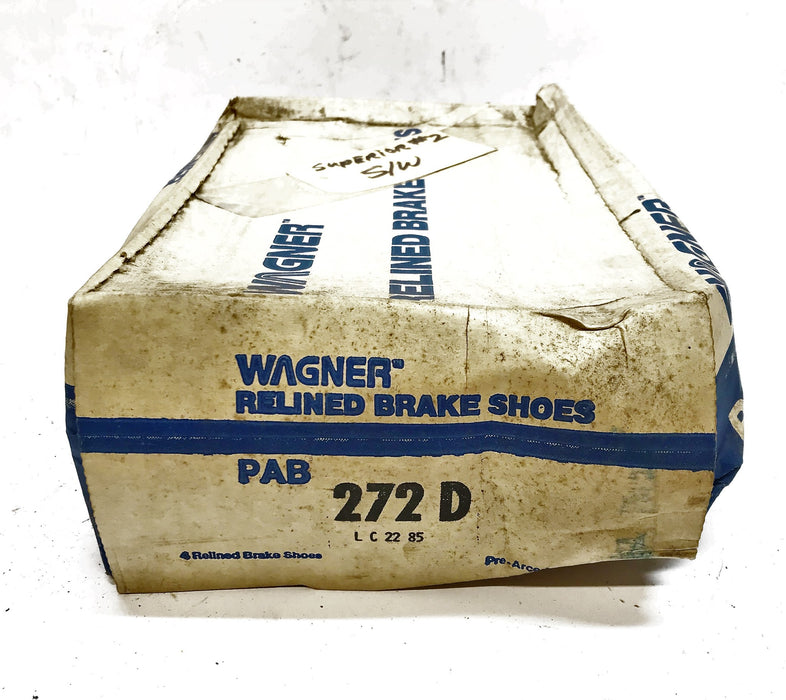 Wagner Re-Lined Brake Shoe Set 272D NOS