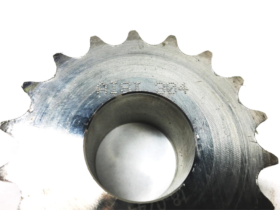 Unbranded AISI 304 18 Tooth 1/2 Inch Z18 Sprocket 18-0744 USED