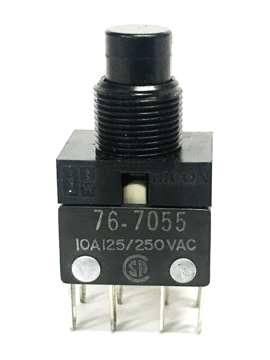 LICON Push Button Micro Switch 76-7055 NOS