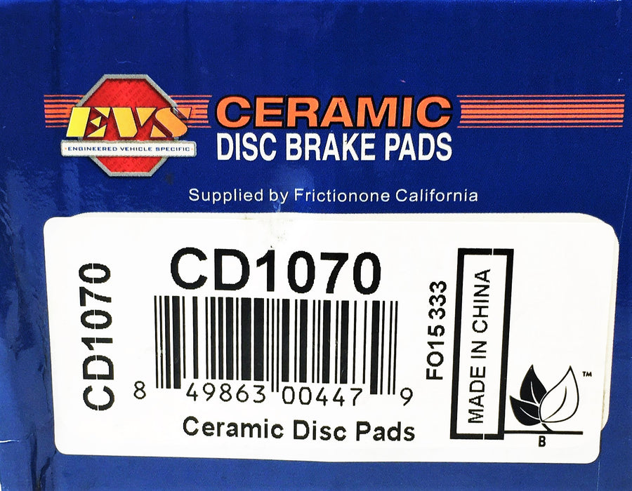 EVS 4 Piece Ceramic Disc Brake Pads Set CD1070 NOS