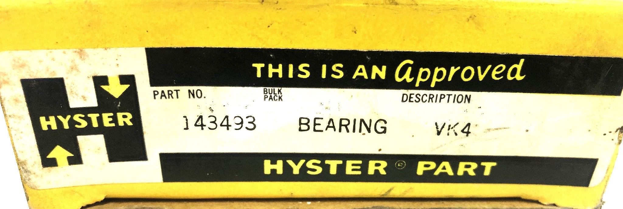 Hyster VK4 Single Row Ball Bearing 143493 NOS