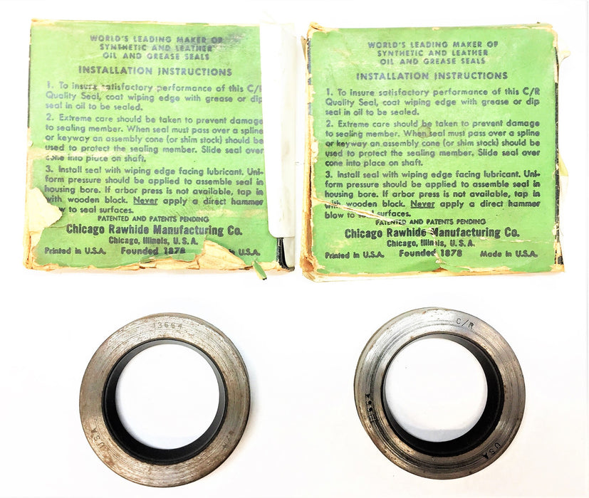 CHICAGO RAWHIDE/CR Oil Seal 13664 [Lot of 2] NOS