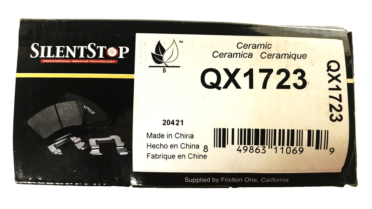 Silent Stop Brake Pad Set QX1723 NOS