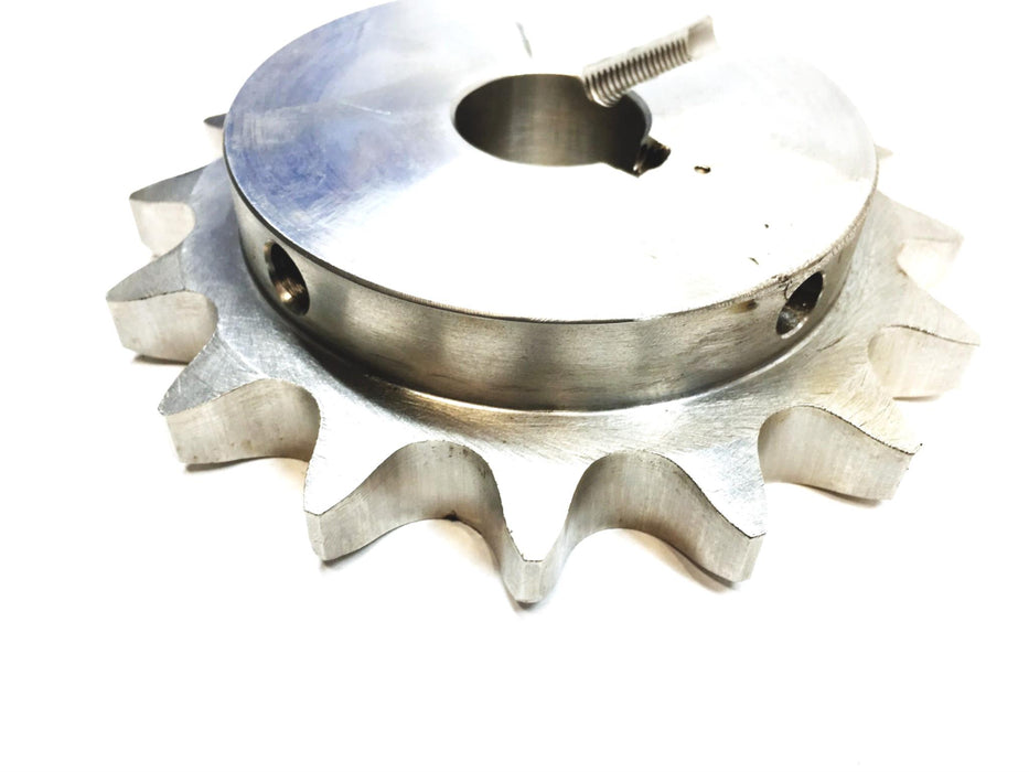 Unbranded 30MM 16 Tooth 1-1/8 Inch ID 1/4 Inch Keyway Sprocket 16B16 USED