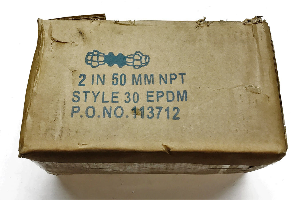 Unbranded 2â€ X 50MM Style 30 Neoprene Expansion Joint w/ Clamp NOS