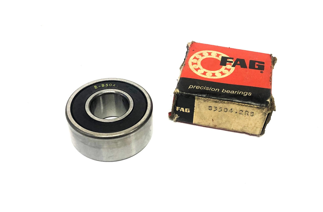 FAG Double Shielded Single Row Ball Bearing S3504-2RS NOS