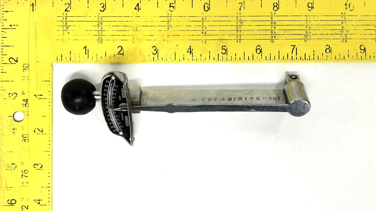 Sturtevant 0-24 Inch/Pound Torque Wrench 3/8 Inch Drive F-25-1 USED