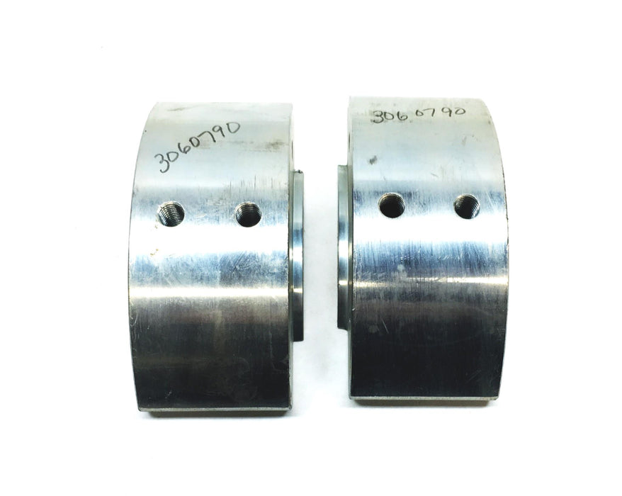 Maf Industries 5X2-1/2 Inch 2-1/8X1-1/4 IN ID Pulley Hub 2 Piece Set 3060790 NOS