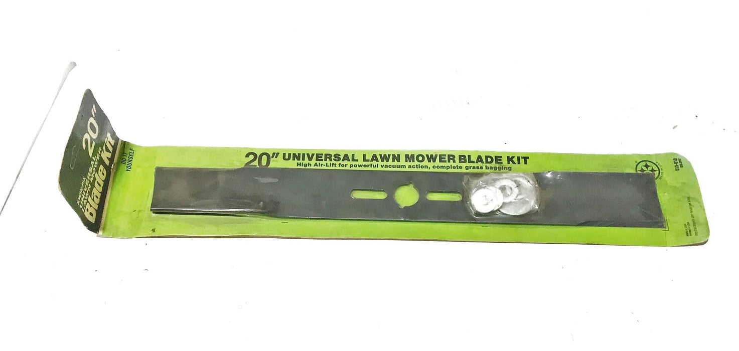 Kwik Fix 20" Universal Lawnmower Blade Kit 513-010 NOS