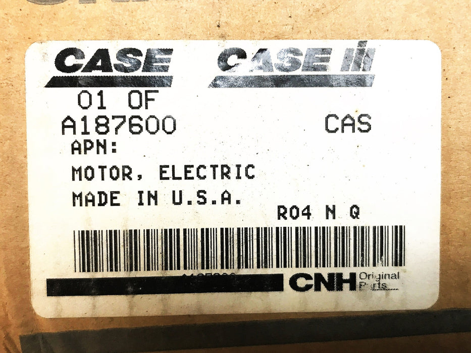DC Electric Motor for CASE A187600 NOS
