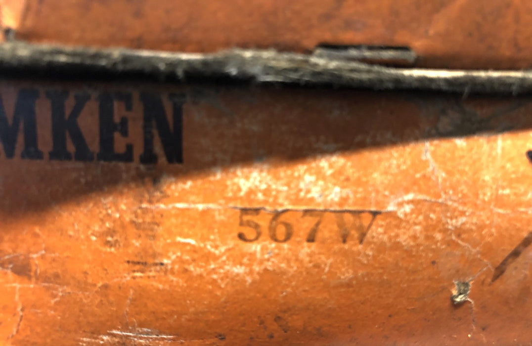 Timken Tapered Roller Bearing Cone 567W NOS