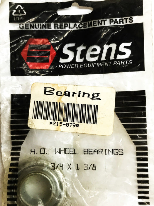 Stens Heavy Duty Wheel Bearing 3/4" x 1-3/8" 215-079 [Lot of 5] NOS