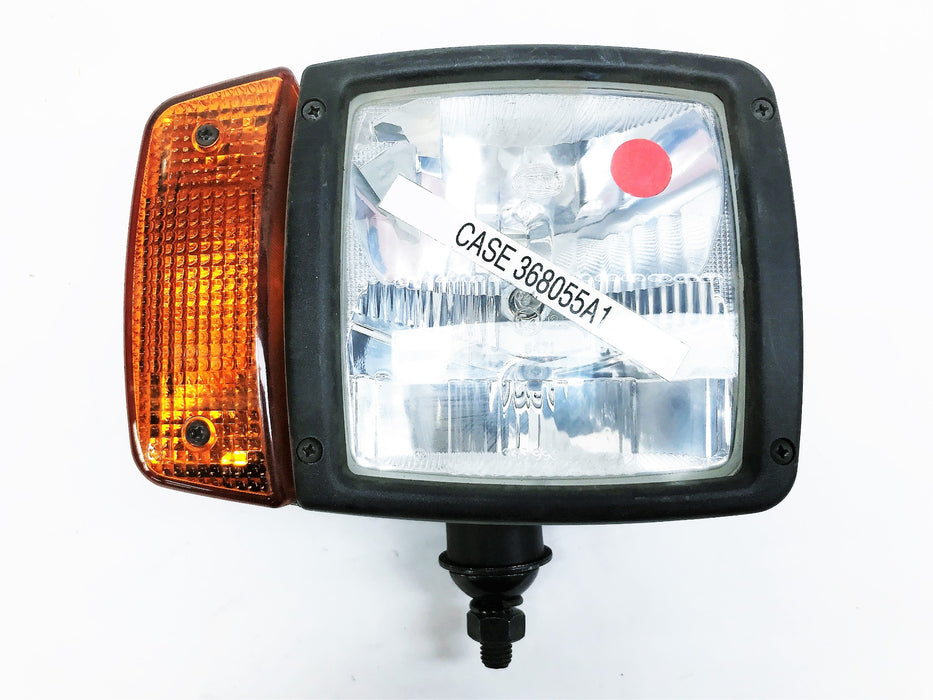 Front Right Headlight Assembly for Case 621F Wheel Loader 368055A1 NOS