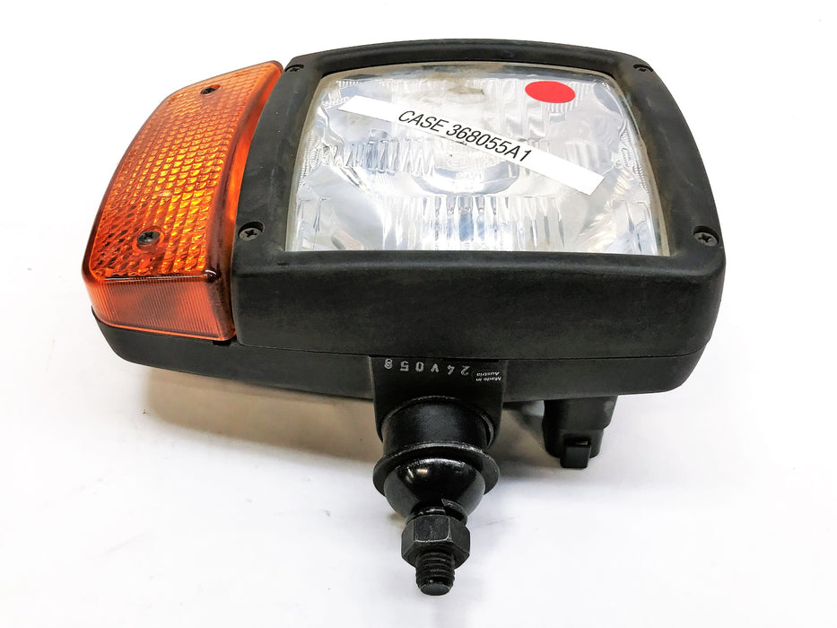 Front Right Headlight Assembly for Case 621F Wheel Loader 368055A1 NOS