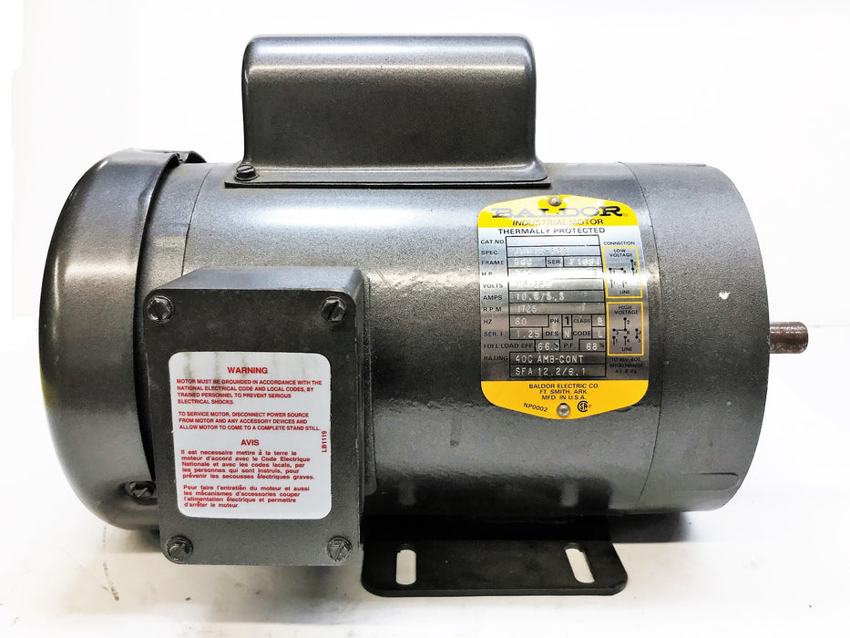 Baldor Thermally Protected General Purpose Motor 35C83-282 NOS