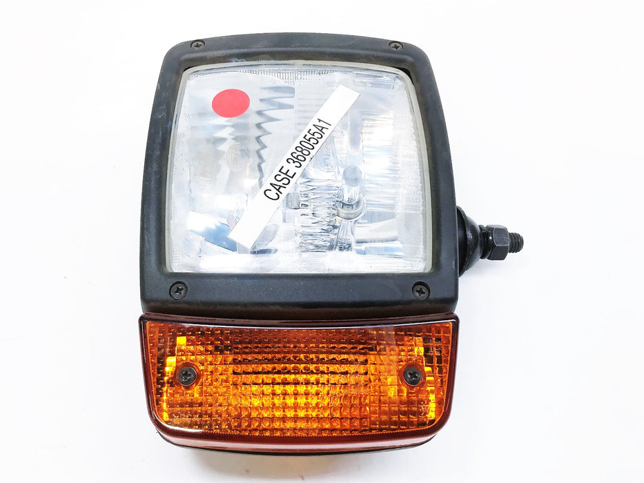 Front Right Headlight Assembly for Case 621F Wheel Loader 368055A1 NOS