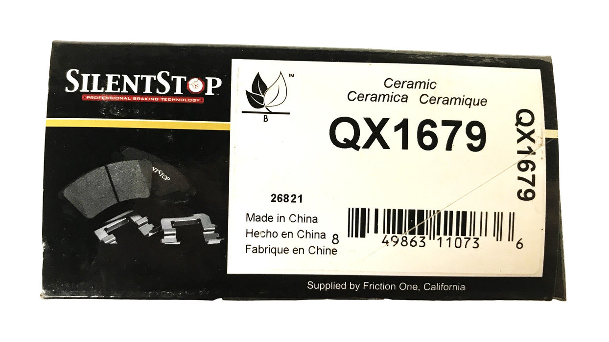 Silent Stop Brake Pad Set QX1679 NOS