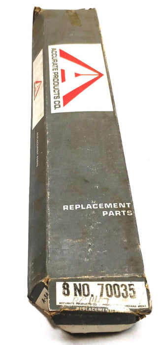 Accurate Products CO 8 Piece Push Rod Set 70035 (RP-1407) NOS