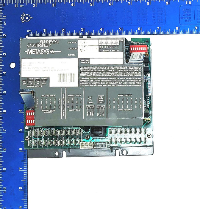 Johnson Controls Metasys RevB Air Volume Controller AS-VAV110-1 (M9442) USED