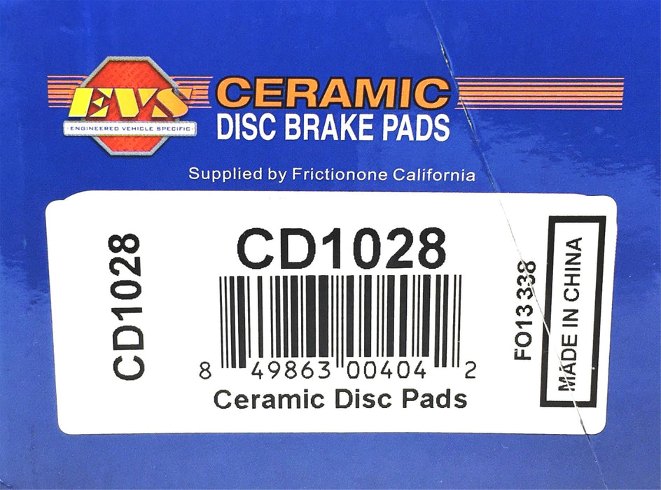 EVS 4 Piece Ceramic Disc Brake Pads Set CD1028 NOS