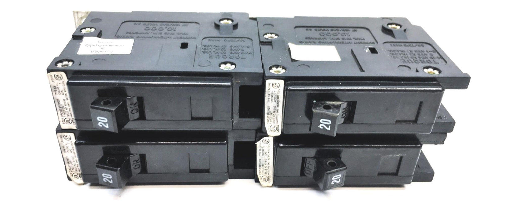 Cutler Hammer 1P 20AMP 120/240V Circuit Breaker E7819 [Lot of 4] USED