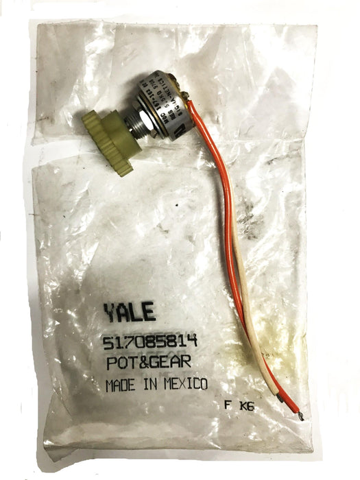 Yale Fork Lift Potentiometer and Gear 517085814/517085843 NOS