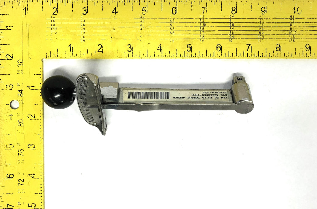 Sturtevant Richmont 3/8 Inch Flat Beam F Series Torque Wrench F-50-1 USED