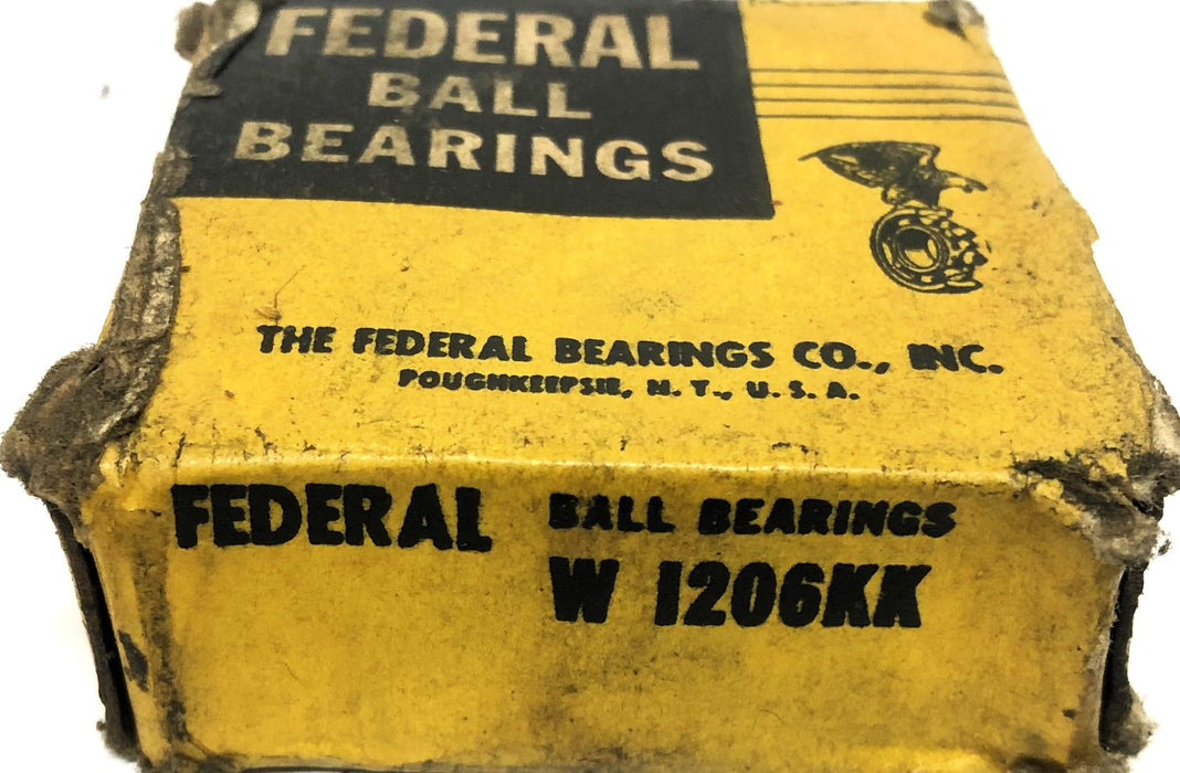 Federal Mogul Double Shielded Single Row Ball Bearing W1206KK [Lot of 3] NOS