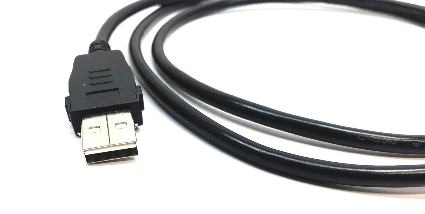 Infinit L-Com Male A Male A Latching USB 2.0 Cable CAUALAL-1M [Lot of 2] NOS