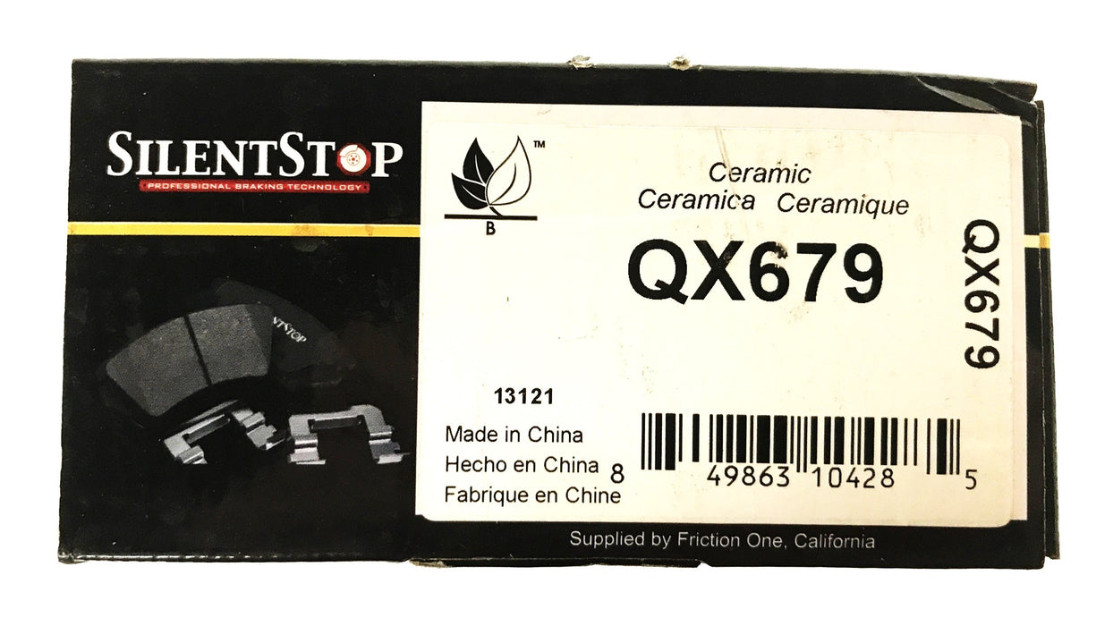 Silent Stop Brake Pad Set QX679 NOS