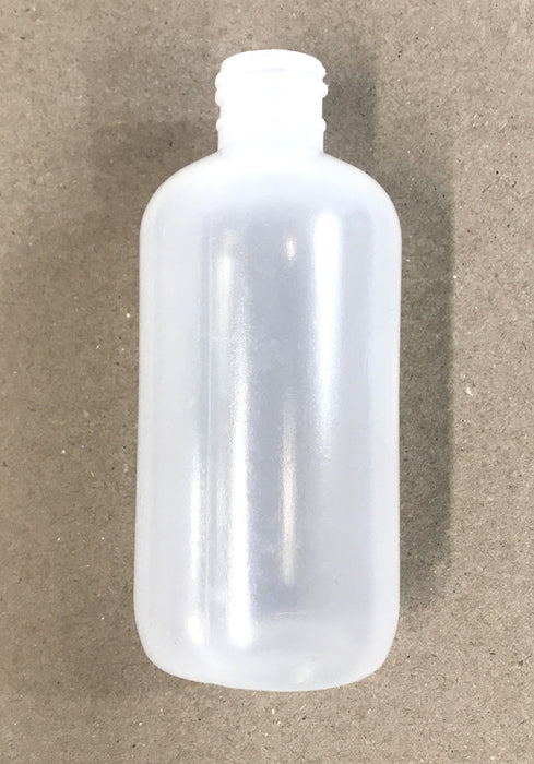 Silgan 6oz Boston Round Natural 24-410 Clear Bottle 45152 [Lot of 30] NOS