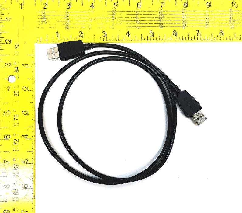 Infinit L-Com Male A Male A Latching USB 2.0 Cable CAUALAL-1M [Lot of 3] NOS