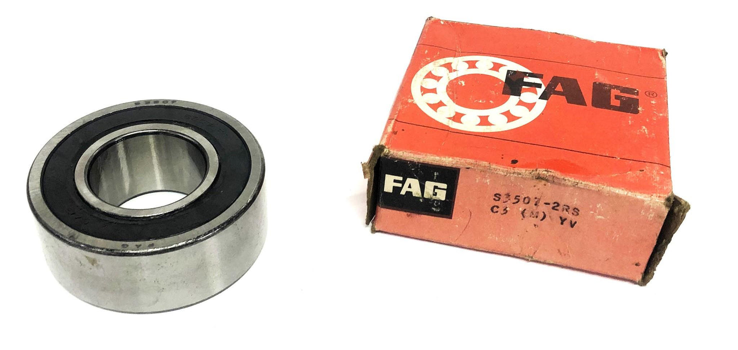 FAG C3 (M) YV Double Shielded Single Row Ball Bearing S3507-2RS NOS