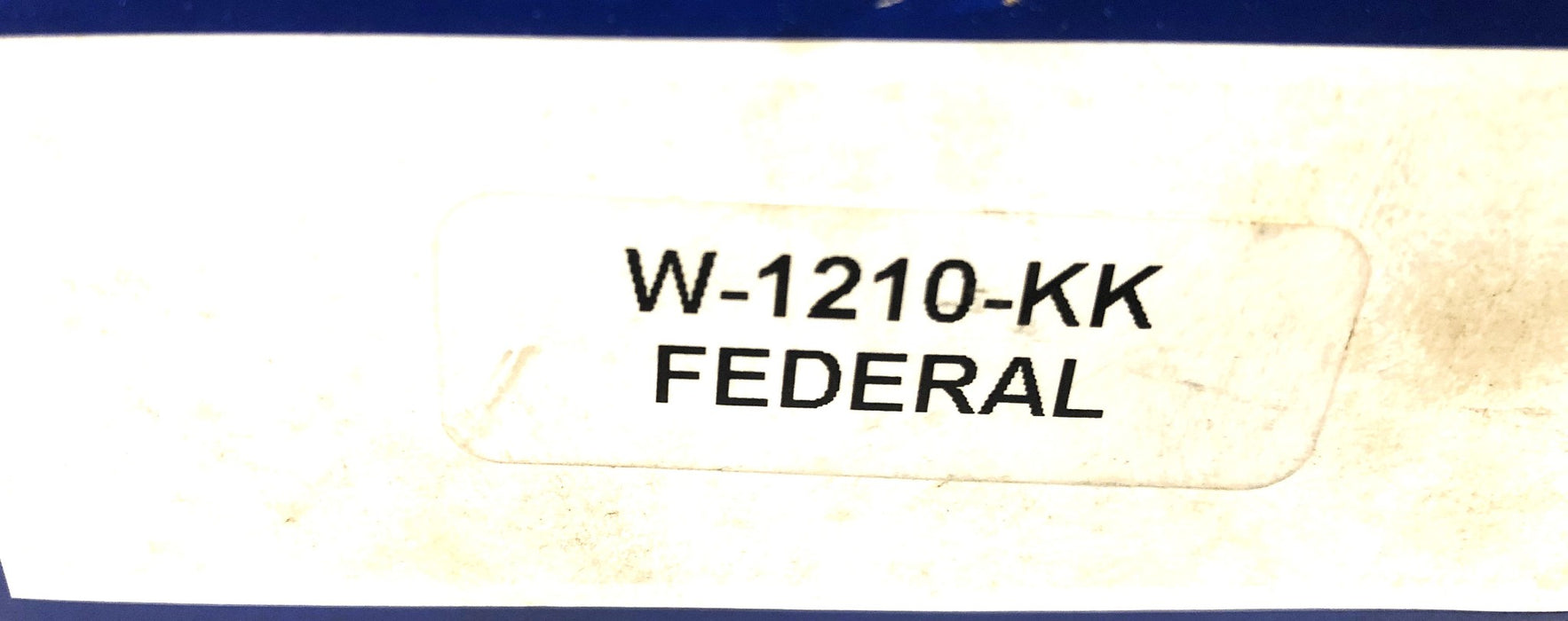 Federal Mogul Double Shielded Single Row Ball Bearing W1210KK NOS