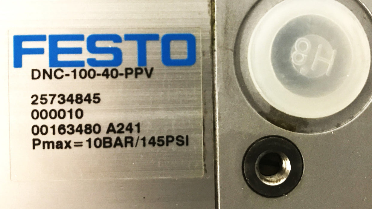 Festo Standard Pneumatic Cylinder DCN-100-40-PPV-163480 NOS