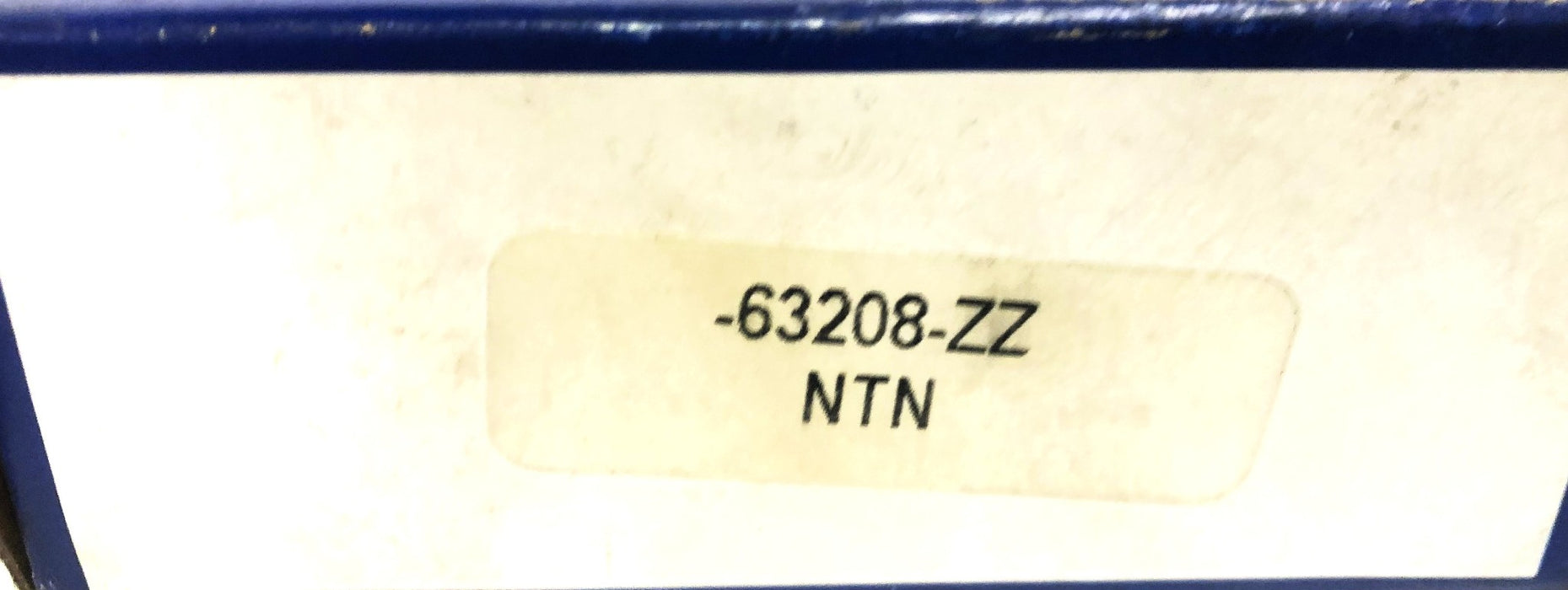 NTN Double Shielded Single Row Ball Bearing 63208ZZ NOS