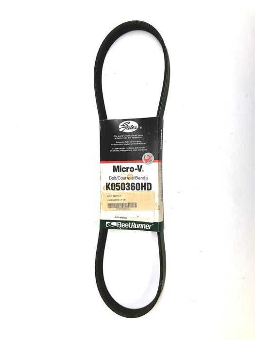 Gates Fleetrunner Micro-V Serpentine Belt K050360HD NOS