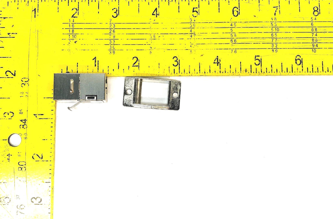 Infinit L-Com Cat6a RJ45 Panel Mount Style 8x8 Shielded Coupler ECF504-SC6A NOS