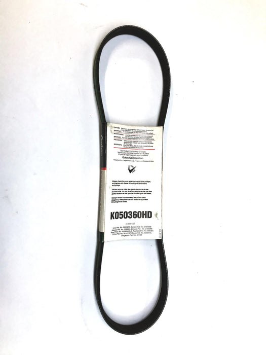 Gates Fleetrunner Micro-V Serpentine Belt K050360HD NOS