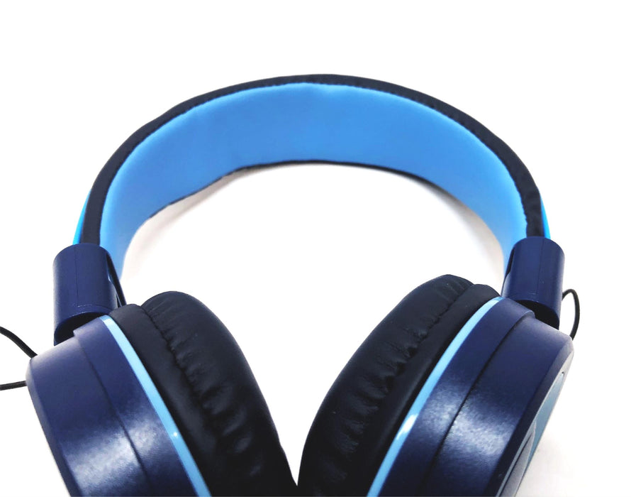 Unbranded Blue Children's Jack Connection Headphones [Lot of 4] NOS