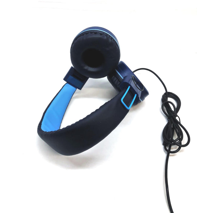 Unbranded Blue Children's Jack Connection Headphones [Lot of 4] NOS