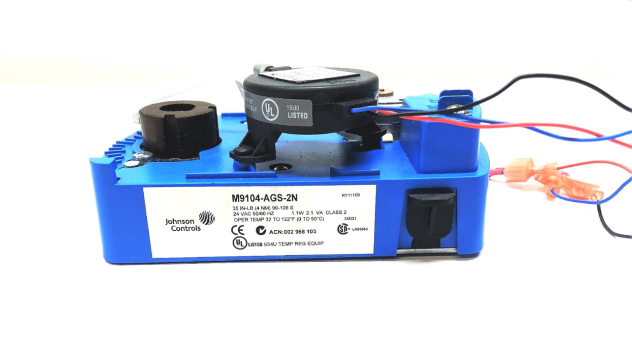 Johnson Controls Blue Electric Motor Actuator M9104-AGS-2N USED