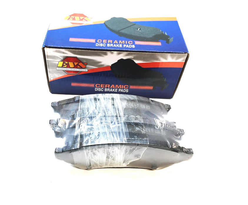 EVS 4 Piece Ceramic Disc Brake Pads Set CD1075 NOS
