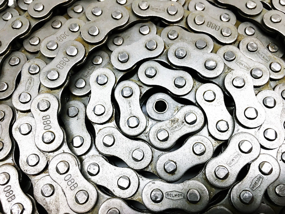 Rolmor 10 Foot Roller Chain 08B USED