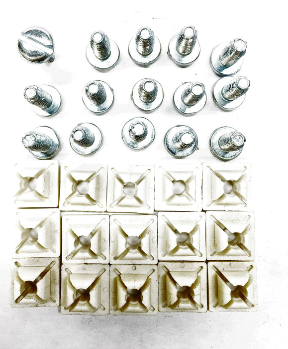 Dorman License Plate Screw w/Nut Set LPB-9X [Lot of 15] NOS
