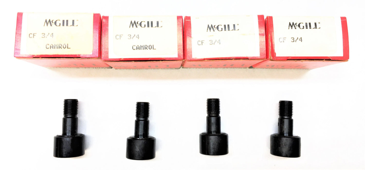 MCGILL Cam Follower CF 3/4 (CF3/4) [Lot of 4] NOS