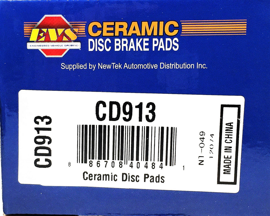 EVS 4 Piece Ceramic Disc Brake Pads Set CD913 NOS