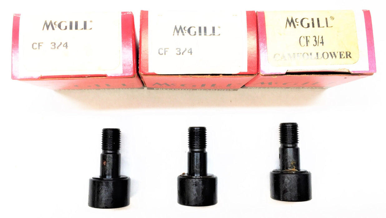 MCGILL Cam Follower CF 3/4 (CF3/4) [Lot of 3] NOS