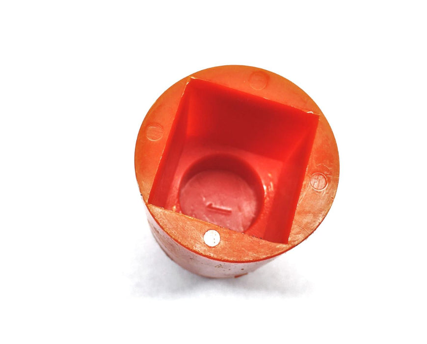 Unbranded 2-1/2 Inch Orange Plastic Insert 40202130 [Lot of 22] NOS